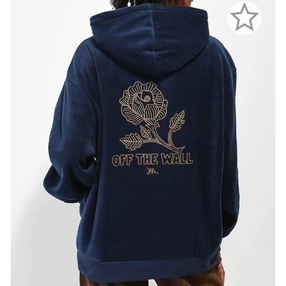 Vans Lizzie Armanto Navy Fleece Hoodie